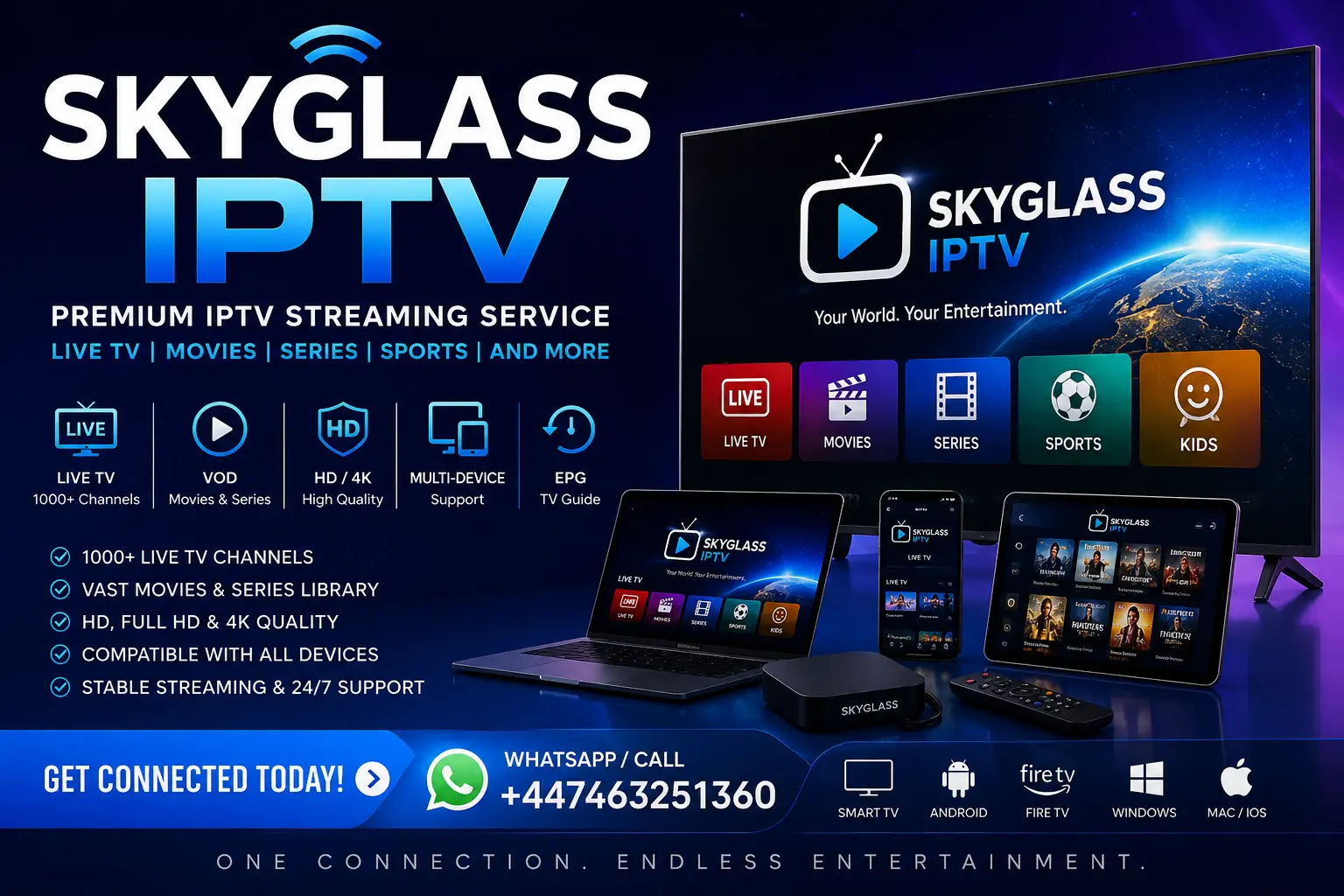 SKYGLASS IPTV Features, Benefits, Device Compatibility & Complete Streaming Guide (2026) 1 Skyglass IPTV